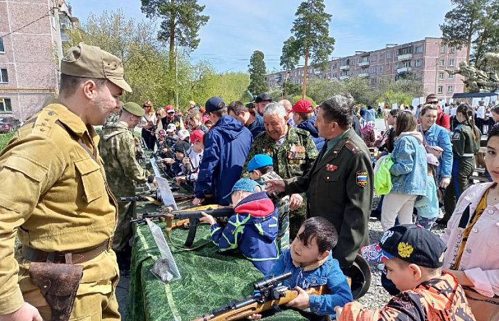День Победы в расположении дивизии